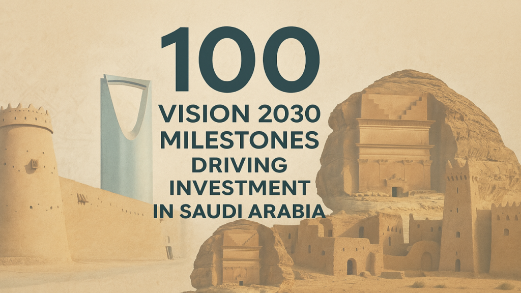 100 Vision 2030 Milestones Driving Investment in Saudi Arabia