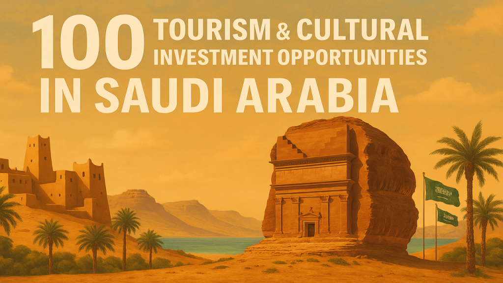100 Tourism & Cultural Investment Opportunities in Saudi Arabia