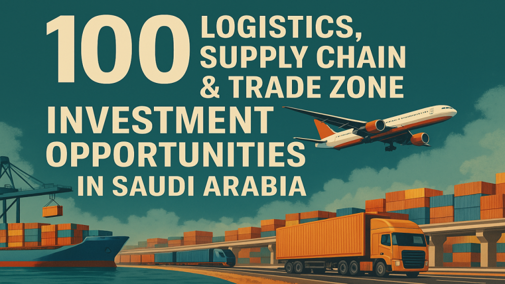 100 Logistics, Supply Chain & Trade Zone Investment Opportunities in Saudi Arabia