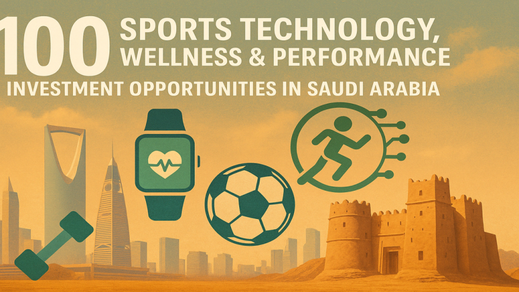 100 Sports Technology, Wellness & Performance Investment Opportunities in Saudi Arabia