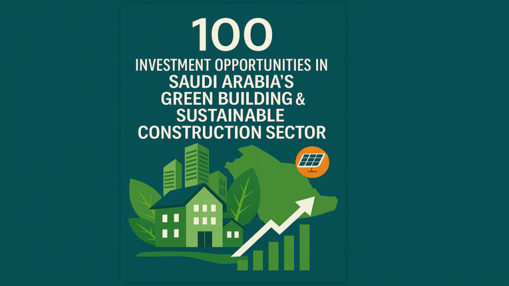 100 Investment Opportunities in Saudi Arabia’s Green Building & Sustainable Construction Sector