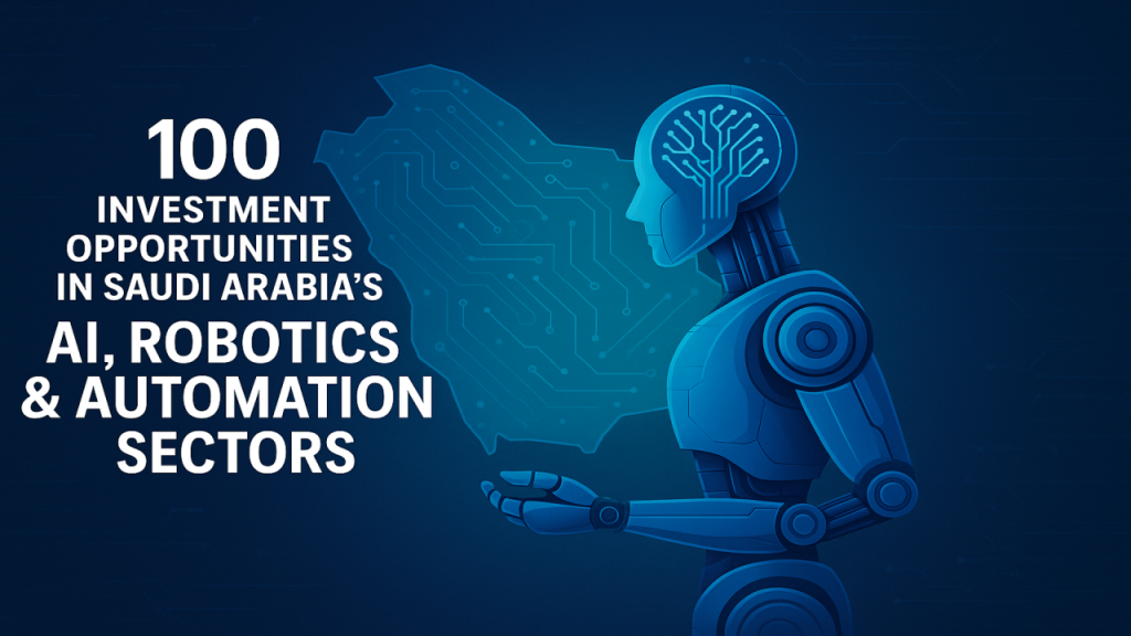 100 Investment Opportunities in Saudi Arabia’s AI, Robotics & Automation Sectors